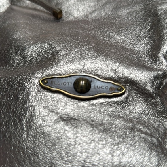 Elliott Lucca Metallic Gold Tote - Picture 2 of 7